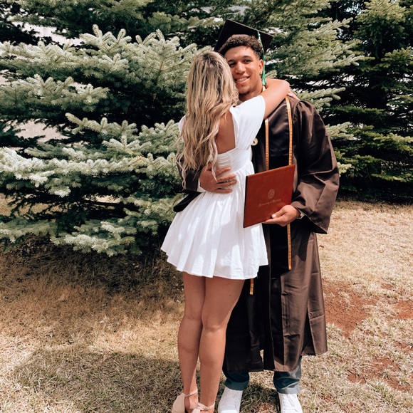 VICI babydoll leroy off white mini dress size small.puff sleeve - Picture 4 of 10